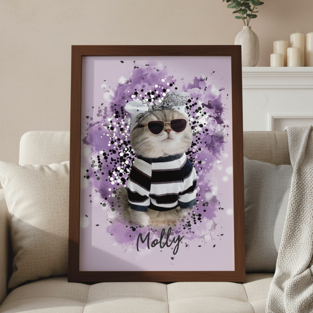 Personalized Pet Art - Canvas