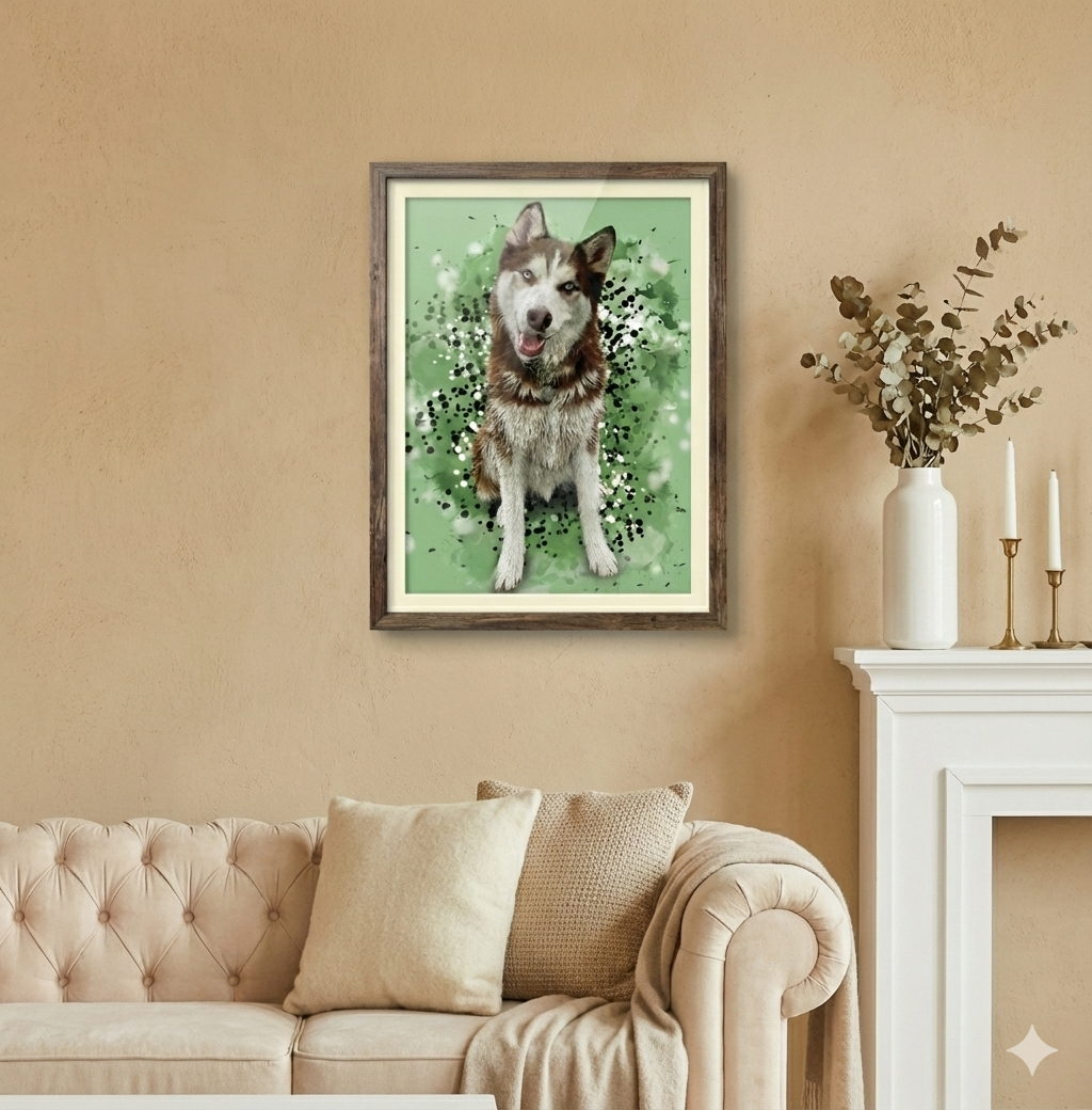 Personalized Pet Art - Canvas