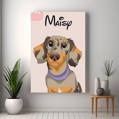 Cartoon Style Pet Portrait